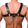 The Red Harness Harnais en cuir Buckle Noir